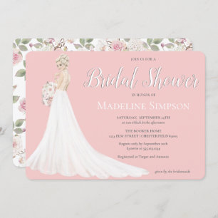 Convites Chá de panela Loura de Noiva de Casamento