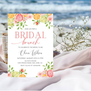 Convites chá de panela "Main Squeeze" - Citrus Lemon Party