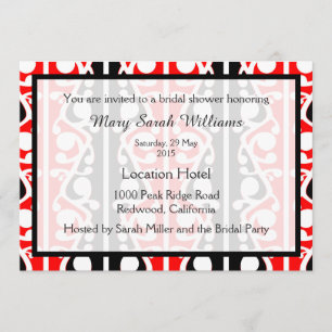 Convites Chá de panela Maori Kowhaiwhai