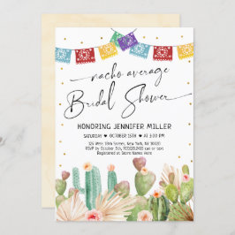 Convites Chá de panela médio Fiesta Cactus Nacho