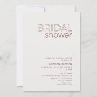 Chá de panela Minimalista de Texto Castanho Modern