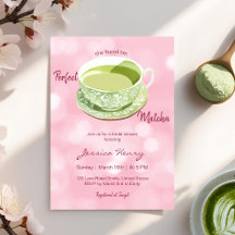 Chá de panela Mínimo de Matcha Cor de Água Rosa
