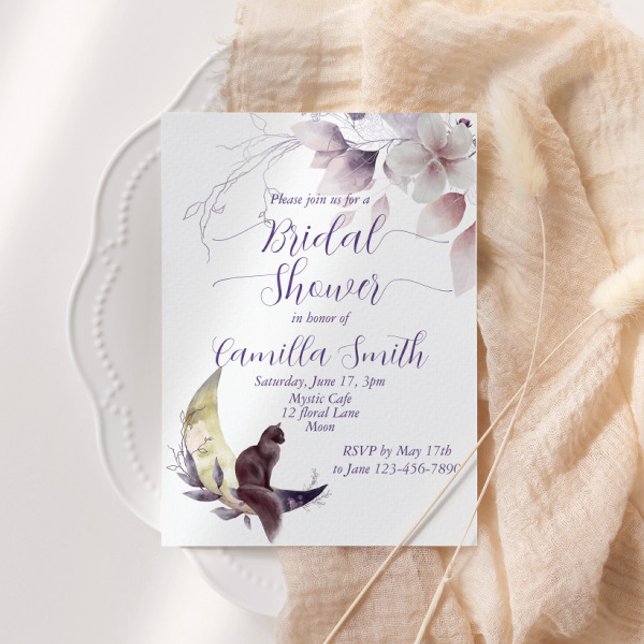 Convites Chá de panela Misterioso do Jardim da Lua (Criador carregado)