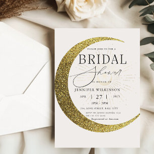 Convites Chá de panela Místico da Noite Estrelada Celestial