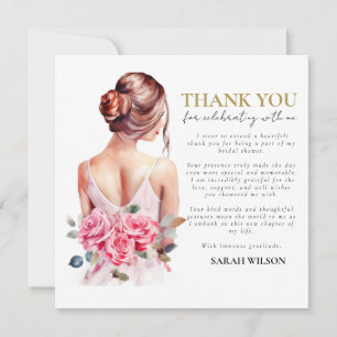 Convites Chá de panela Modern Watercolor De Casamento Obrig