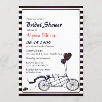 Chá de panela Moderno da Bicicleta de Tandem Doce