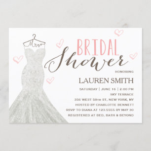 Convites Chá de panela moderno da noiva