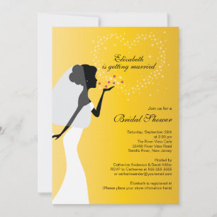 Convites Chá de panela moderno de Beijo