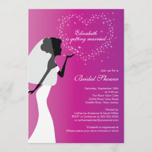 Convites Chá de panela moderno de Beijo