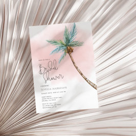 Convites Chá de panela Palm Tree