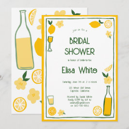 Convites Chá de panela PERSONALIZADO Limoncello Lemonade