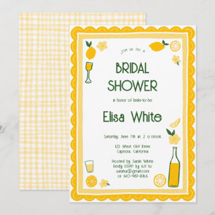 Convites Chá de panela PERSONALIZADO Limoncello Lemonade