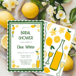 Convites Chá de panela PERSONALIZADO Limoncello Lemonade