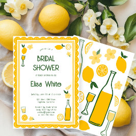 Convites Chá de panela PERSONALIZADO Limoncello Lemonade