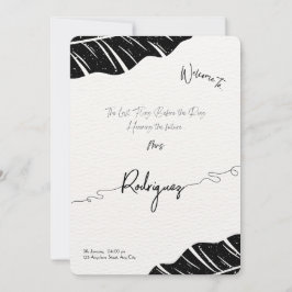 Convites Chá de panela Personalizado - Script Elegante