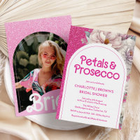 Chá de panela Petals & Prosecco Floral Arch Boho
