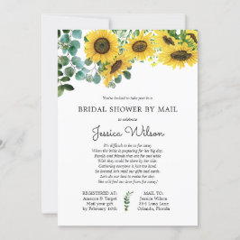 Convites Chá de panela por Mail Sunflower Invent
