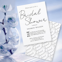 Chá de panela preto e branco de caligrafia de scri