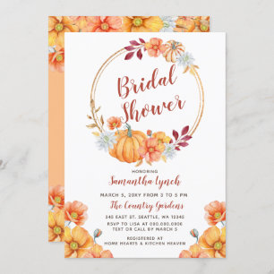 Convites Chá de panela Pumpkin Apaixonado