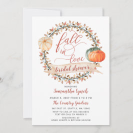 Convites Chá de panela Pumpkin Apaixonado