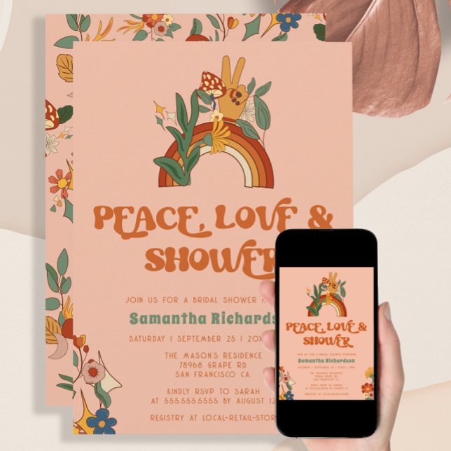 Convites Chá de panela Retroativo do Arco-Íris (Criador carregado)