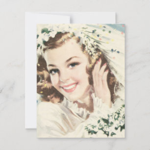 Convites Chá de panela Retroativo dos anos 40