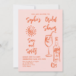 Convites Chá de panela Retroativo Escrivível Desenhado à Mã