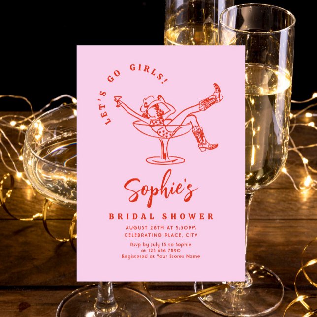 Convites Chá de panela Retroativo Escrivível Desenhado à Mã (Criador carregado)