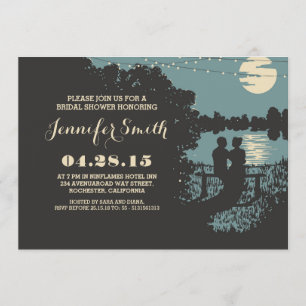 Convites chá de panela romântico