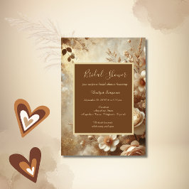 Convites Chá de panela Romântico Dreamy Floral