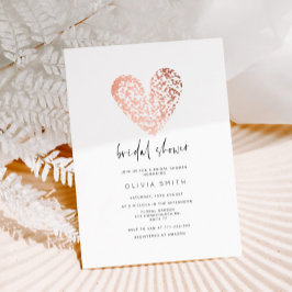 Convites chá de panela rosa de namorados de ouro