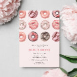 Convites Chá de panela rosa e Rosquinhas<br><div class="desc">Convide seus convidados para um chá de panela doce e chique com nosso convite "Rosquinhas e Diamantes Rosa". Este design maravilhoso combina a diversão das deliciosas rosquinhas cor-de-rosa com a elegância dos brilhantes diamantes,  fazer a escolha perfeita para uma memorável celebração pré-casamento.</div>