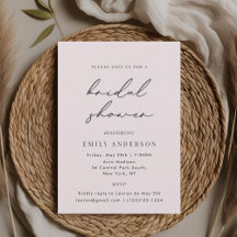 Chá de panela Rosa Moderno