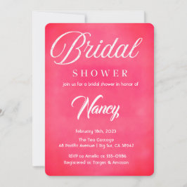 Convites Chá de panela rosa pálido