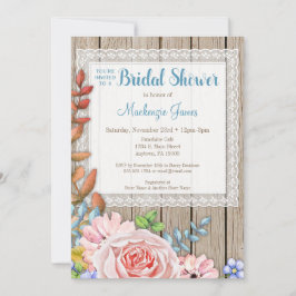 Convites Chá de panela Rosa Rosa Raio-Rosa Russo