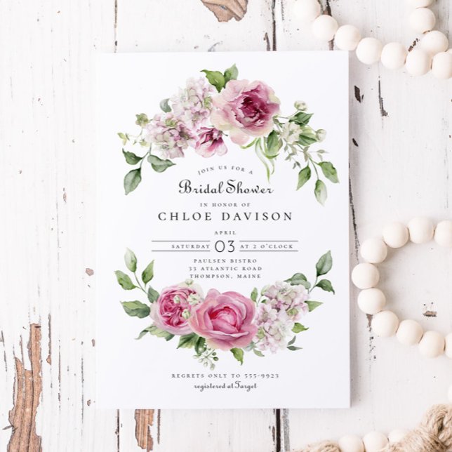 Convites Chá de panela Rosa Rosa Rosa Rosa Rosa Rosa Rosa R (Criador carregado)