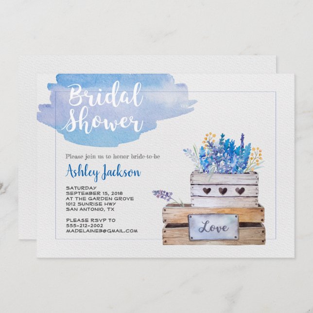 Convites Chá de panela Russo (Frente/Verso)