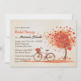 Convites Chá de panela Russo da Árvore de Mapeamento de out