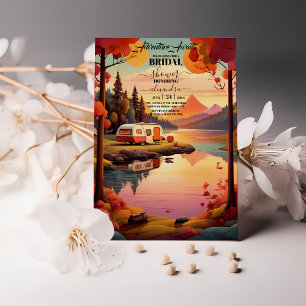 Convites Chá de panela Russo de Flor Selvagem de Montanha