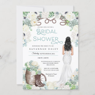 Convites Chá de panela Russo de Rapariga Ocidental Boots