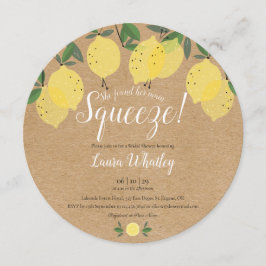Convites Chá de panela Russo Divertido com Limões de Areia