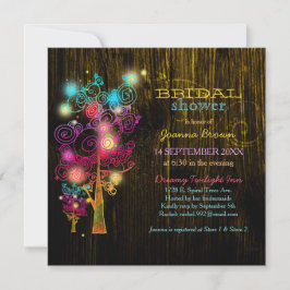 Convites Chá de panela Russo do País das Árvores Espirais