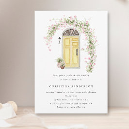 Convites Chá de panela Russo Rosa Rosa Flor