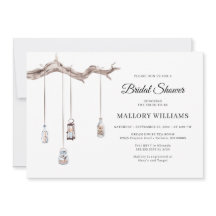 Chá de panela Rustic Hanging Lanterns