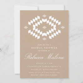 Convites Chá de panela Rustic Kraft Boho