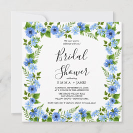 Convites Chá de panela Rustic Lilac Square