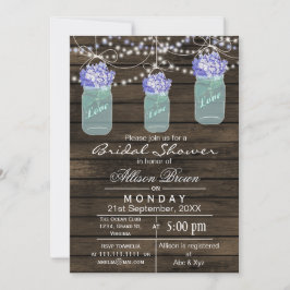 Convites Chá de panela-rustiche de pedras azul-de-capoeira