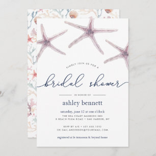 Convites Chá de panela Sea Star