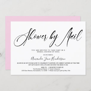 Convites Chá de panela Simples Elegante por Correio