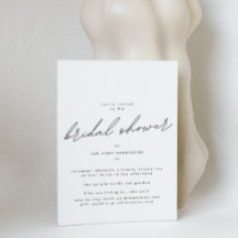 Chá de panela Simplesmente Elegante Editável